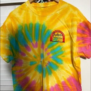 RARE Johns of Bleecker tie dye t-shirt